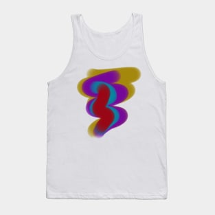 purple marron yellow abstract texture background Tank Top